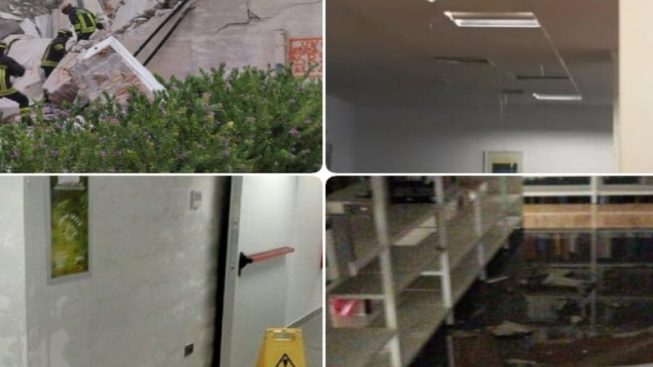 Cagliari, crolla un pezzo di soffitto in un’aula di Sa Duchessa: dopo due anni torna la paura, studenti a casa e stop alle lezioni