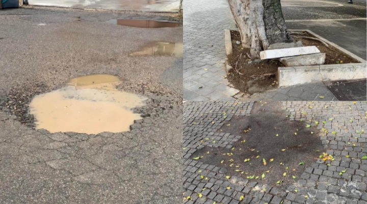 Capoterra, nuovo cratere in via Borsellino