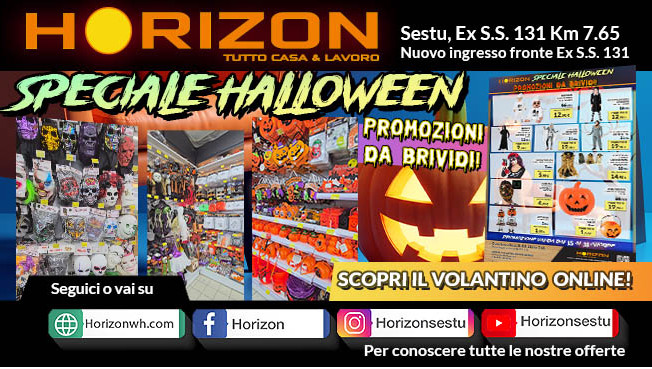 Horizon Sestu: Il Reparto Halloween è qui!