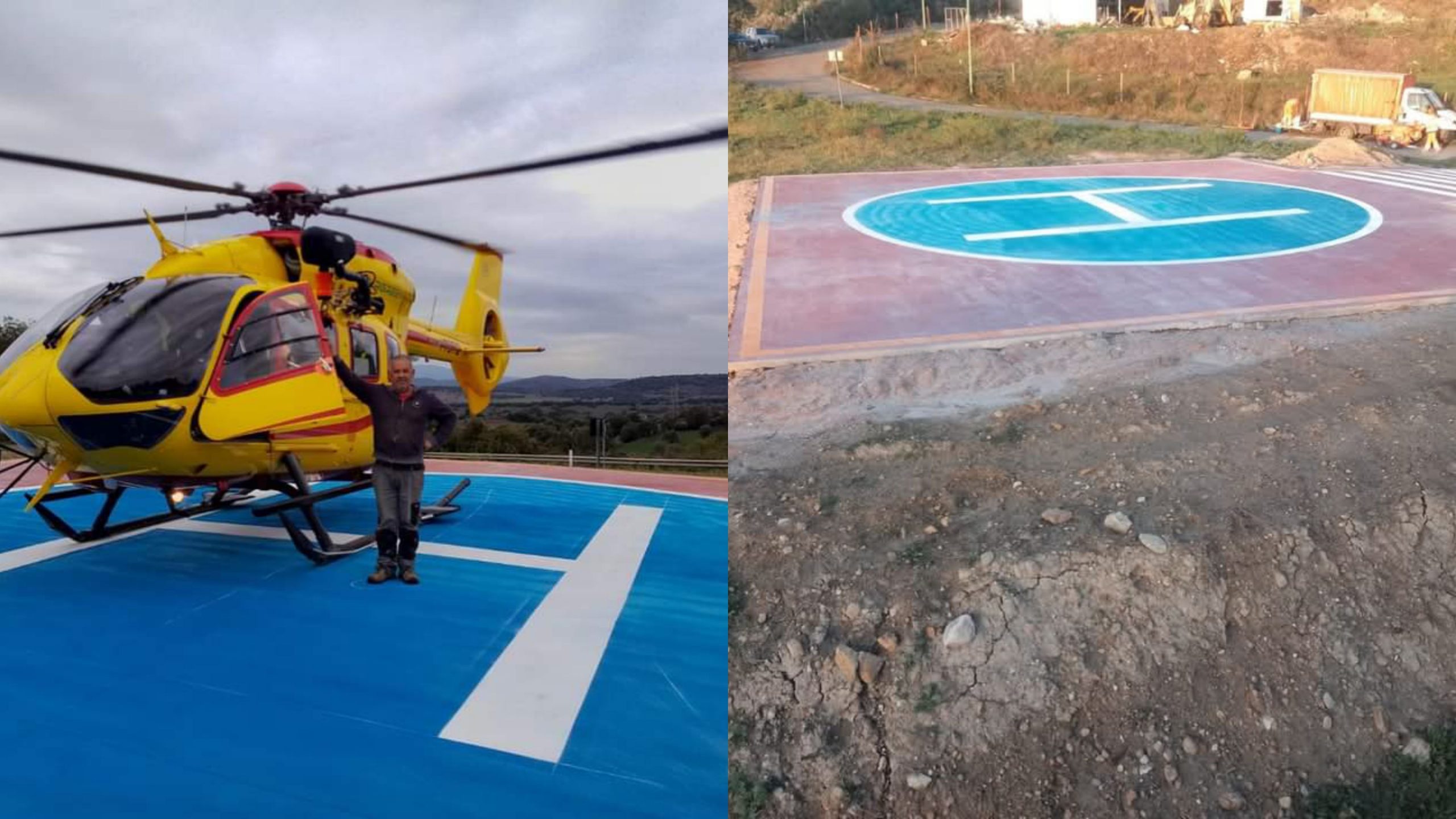 Laconi, una postazione di atterraggio per l’elisoccorso grazie al contributo dei cittadini