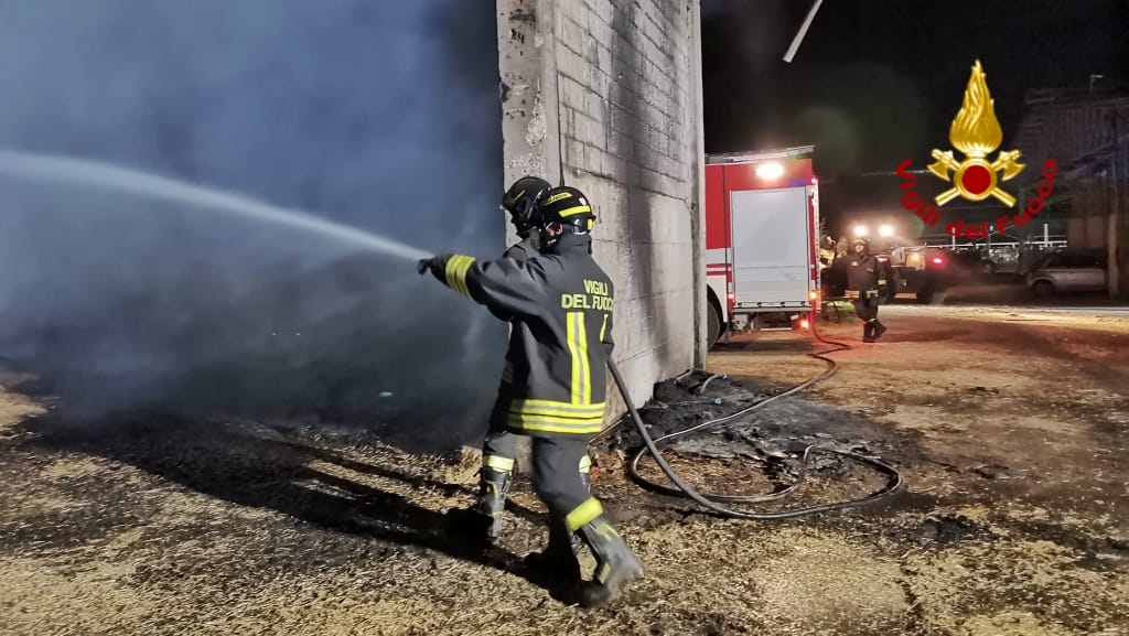 Fiamme nella notte in un fienile di Arborea, muoiono 20 vitellini