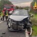 Schianto fra due auto a Nuxis, incastrati fra le lamiere un 25enne e una 35enne
