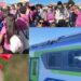 Il popolo rosa in viaggio verso Cagliari per la corsa dei record: treni presi d’assalto