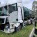 Terralba, camion cisterna e furgone si scontrano sulla provinciale 61: due feriti