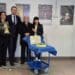 Guspini, festa grande per il cliente centenario: gli auguri delle Poste a Emilio Marroccu