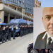 Cagliari rende omaggio a Carlo Legrottaglie, il brigadiere ucciso durante una rapina: gli onori del Reparto Mobile della Polizia davanti al Provinciale dei Carabinieri