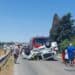 Quartu, pauroso incidente in via Marco Polo: un’auto ribaltata e tre feriti. I residenti: “Serve un autovelox”