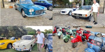Uta, auto e moto d’epoca in passerella nel parco Santa Maria