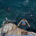 Porto Flavia ha ospitato la prima giornata della Coppa del Mondo di High Diving