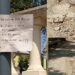 Buche in strada, singolare protesta a Solanas: “Non bestemmiare, Dio ti sente il Comune no”