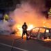 Cagliari, 2 auto in fiamme in via Tiepolo: danneggiata anche una tubazione del gas