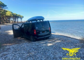 Insabbiato nella spiaggia dei Confetti a Siniscola, sanzionato un camperista tedesco