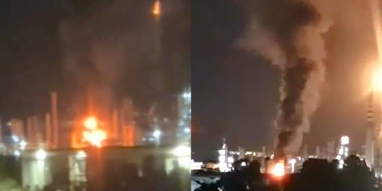 Sarroch, incendio nel polo industriale: “Nessun ferito, la gestione dell’emergenza è stata positiva”
