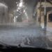 Serramanna sott’acqua dopo il temporale: strade allagate e automobilisti costretti a fermarsi