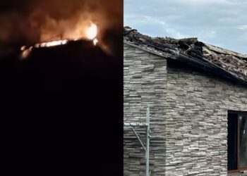 Capoterra, a Poggio dei Pini in fiamme la casa del custode del lago: il rogo innescato dall’impianto solare?