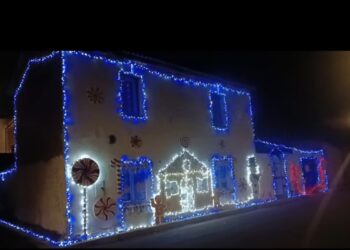 Concorso “Le migliori luminarie in Sardegna 2025”: Casa Soru Vacca a Terralba