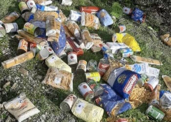 Domusnovas, decine di chili di cibo donati dalla Caritas buttati in campagna: “Il livello più basso di rispetto per chi dona e chi ne ha realmente bisogno”