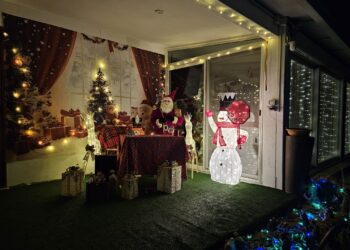 Concorso “Le migliori luminarie in Sardegna 2025”: Casa Atzori ad Escolca
