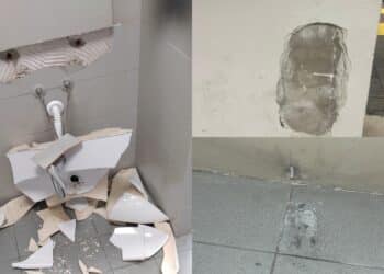 Serramanna, ancora vandali in azione alla stazione dei treni: petardi esplosi danneggiano i bagni