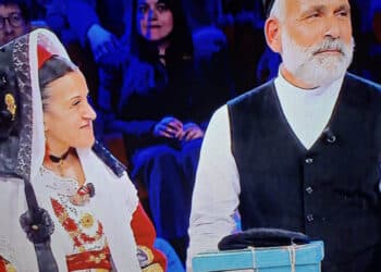 Ad “Affari Tuoi” con il vestito tradizionale sardo di Oristano: oggi in gara Alessandro, pastore di Marrubiu