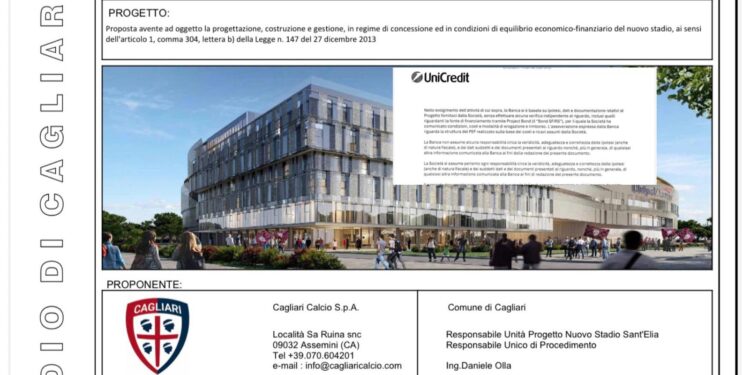 Cagliari, il nuovo stadio da 30mila posti costerà 220 milioni e ne guadagnerà 16 all’anno con l’albergo super lusso e la spa nuragica