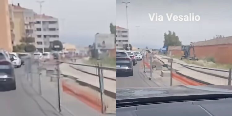 Via Vesalio, iniziano i lavori per la nuova rotatoria e il traffico cambia ancora: disagi fino ad agosto