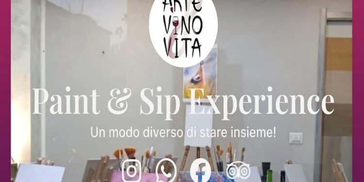 Pennello in mano, calice alzato: a Cagliari il laboratorio che trasforma una serata in un ricordo