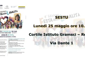 Sestu, al via la quarta edizione della Festa della Legalità