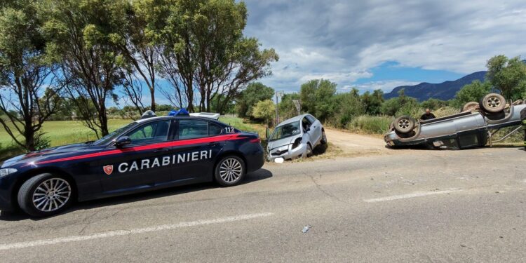 Scontro sulla Sp 86: due feriti trasportati in ospedale