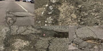 Cagliari, disastro strade: viale Sant’Avendrace sembra bombardata, slalom fra buche e fossi