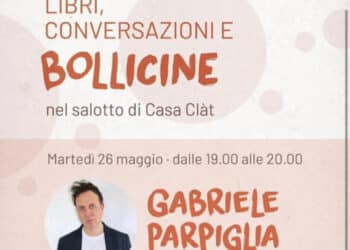 Cagliari, Gabriele Parpiglia ospite a Casa Clat per una nuova “Conversazione con bollicine”