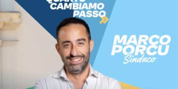Quartu, candidato a sindaco Marco Porcu per le elezioni del 7 e 8 giugno