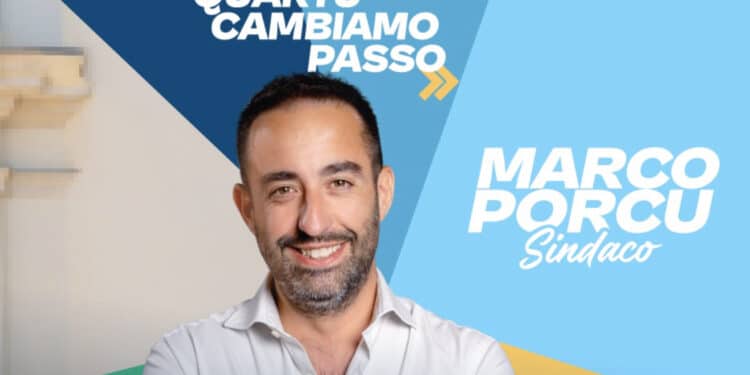 Quartu, candidato a sindaco Marco Porcu per le elezioni del 7 e 8 giugno