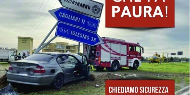 Decimomannu, basta incroci della morte: accolta la richiesta per l’inversione del cronoprogramma per i lavori sulla Ss 130