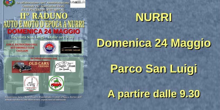 Nurri, grande attesa per il raduno di auto e moto d’epoca