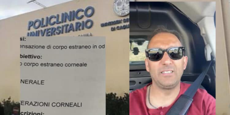 Monserrato, dopo due giorni di agonia è terminato il calvario di Ettore Scalas: rimossa la scheggia di ferro dalla cornea